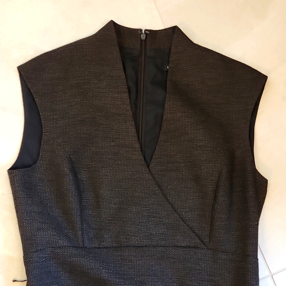 Brown-black Sleeveless Dress - Picture 2 of 5